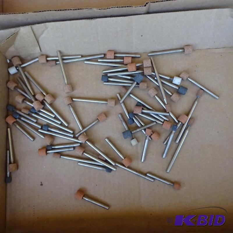 lot 238 image: rotary grinder heads- grinding stones...