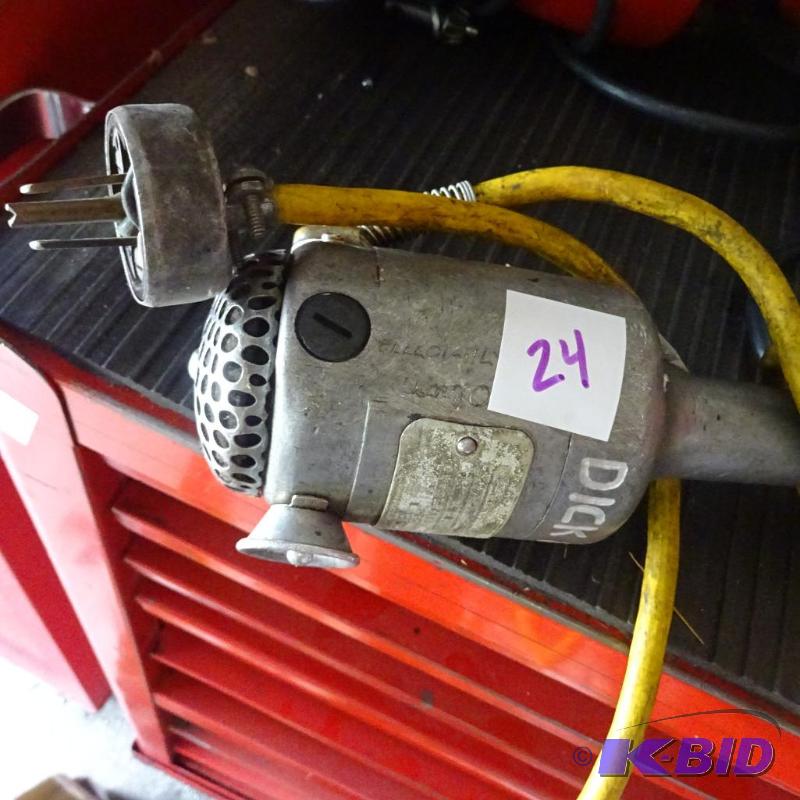lot 24 image: 110 Volt hand rotary tool...
