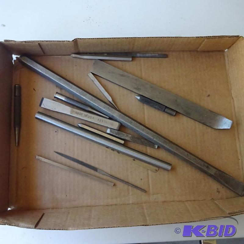 lot 246 image: misc punches and chisles...