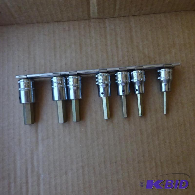 lot 248 image: snap on allen sockets...