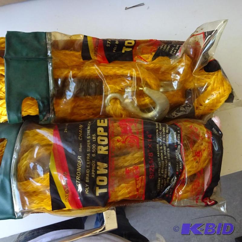 lot 279 image: 2- 14" Tow Ropes...