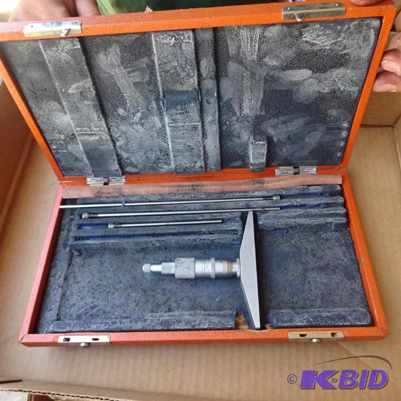 lot 311 image: Brown and Sharp Depth Tester...