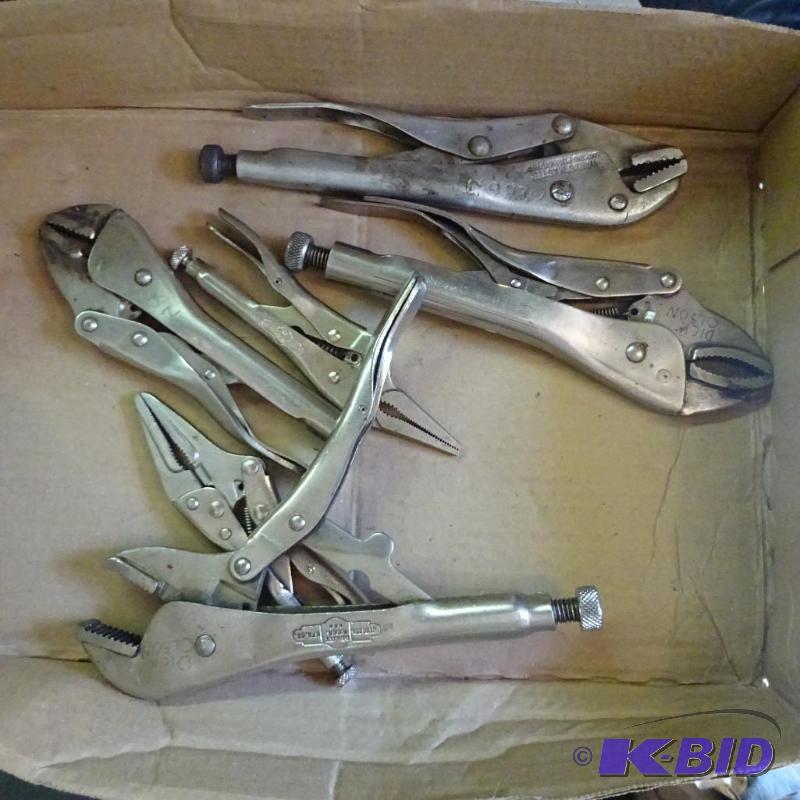 lot 335 image: 6 Vice Grips...