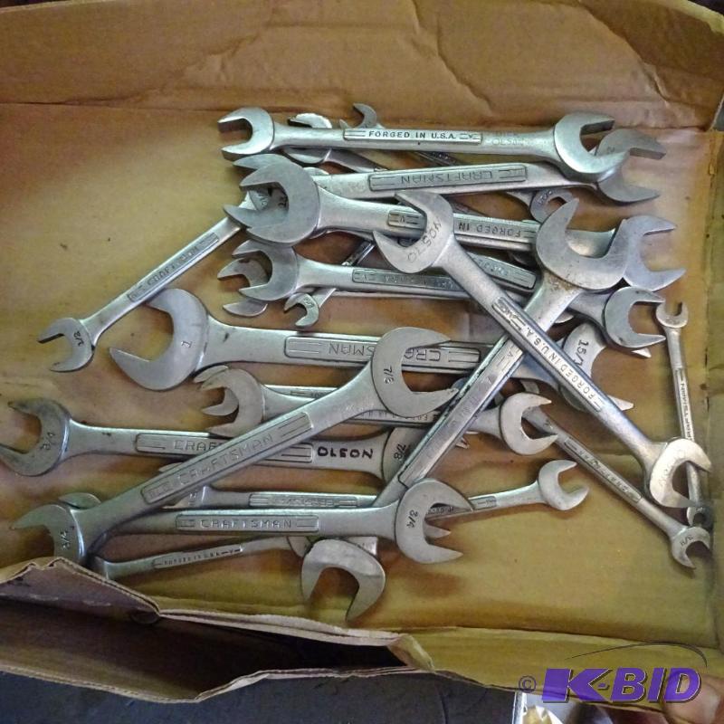 lot 346 image: Open End Craftsman Wrenches...