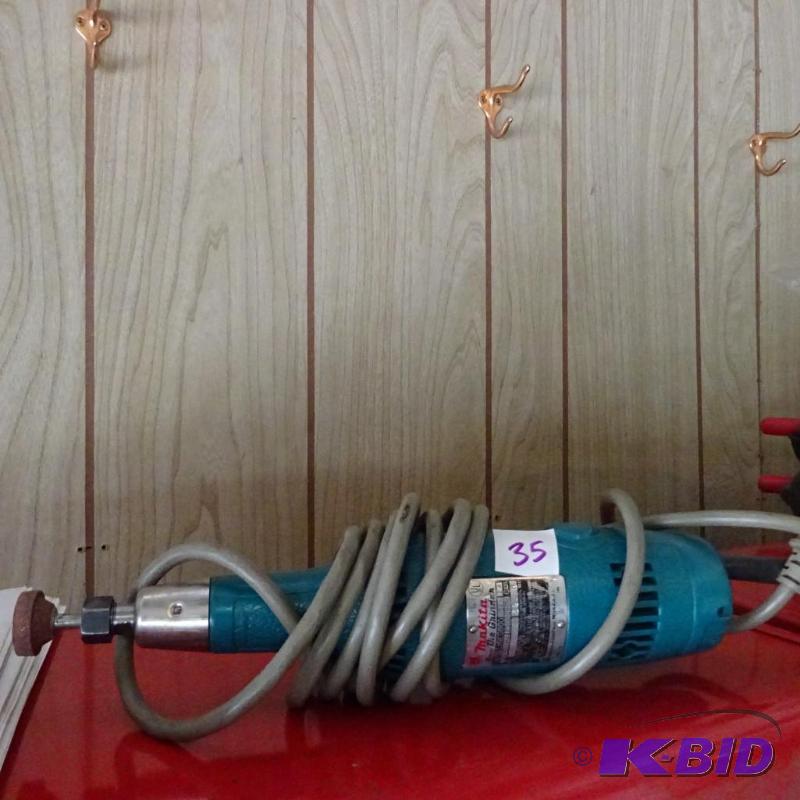 lot 35 image: Makita 6mm Die grinder. 115 Volt...