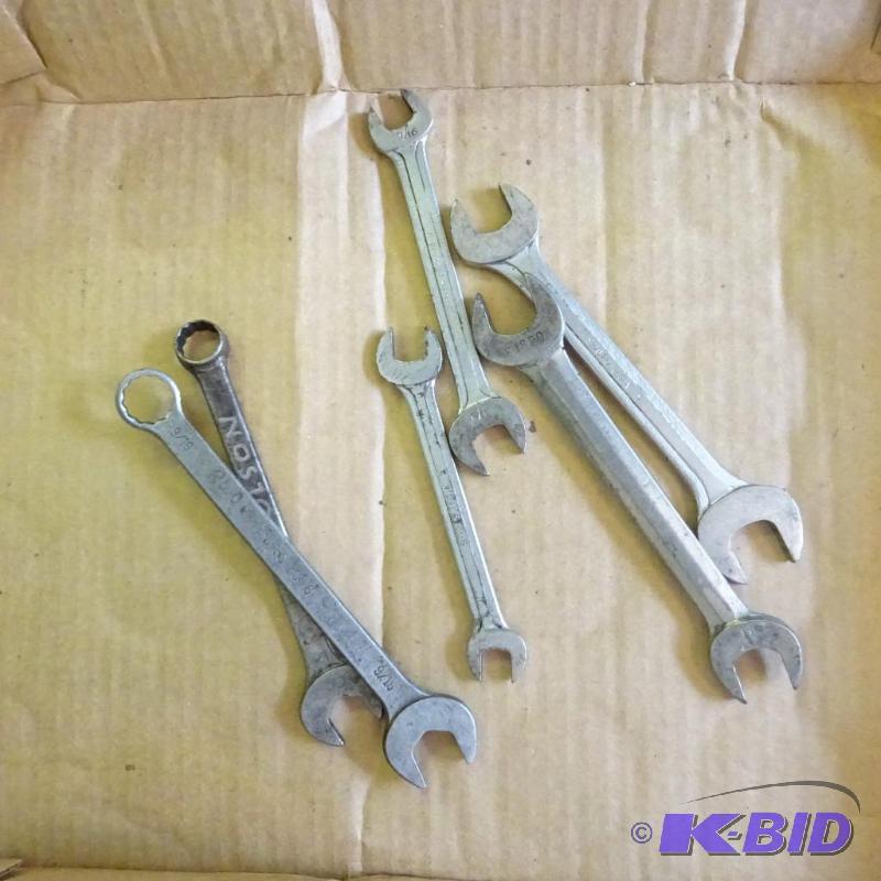 lot 350 image: Misc. Closed End Wrenches...