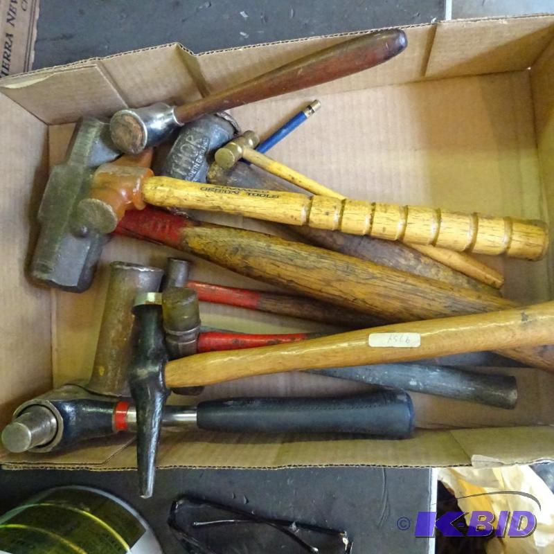 lot 354 image: Misc. Hammers...