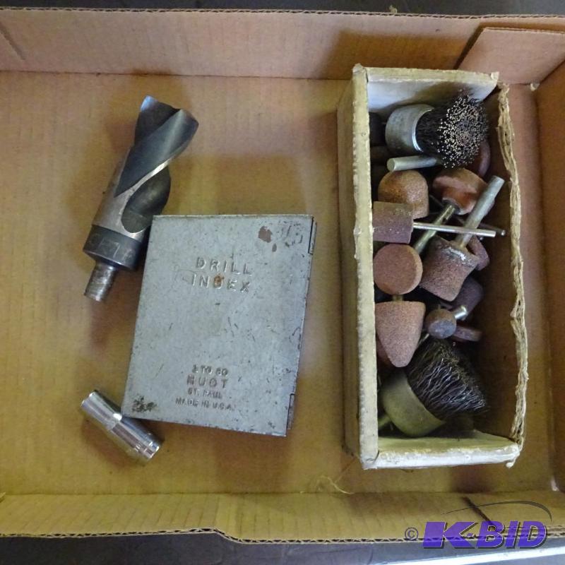 lot 392 image: Drill Bits and Grinding Stones...