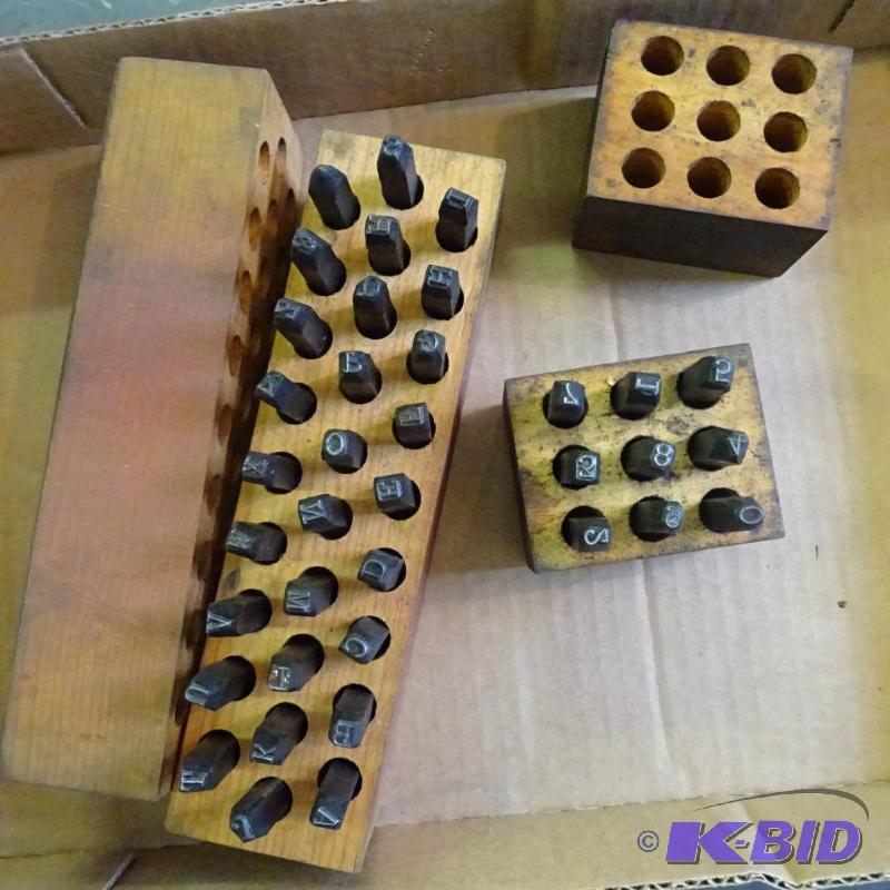 lot 393 image: # and Letter Stamp Set...