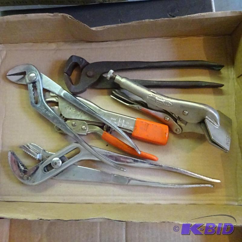 lot 402 image: Misc. Pliers and Vice Grips...