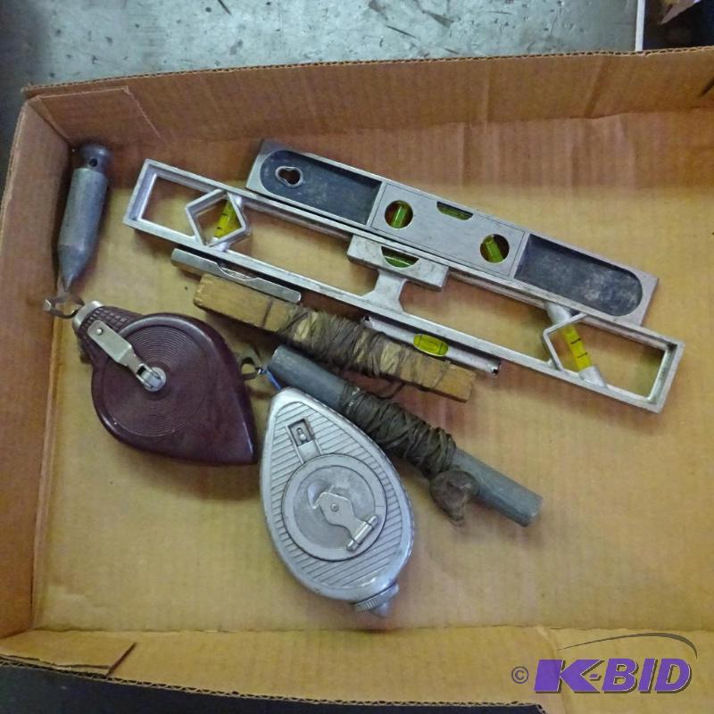 lot 410 image: Levels & Chalk Lines...