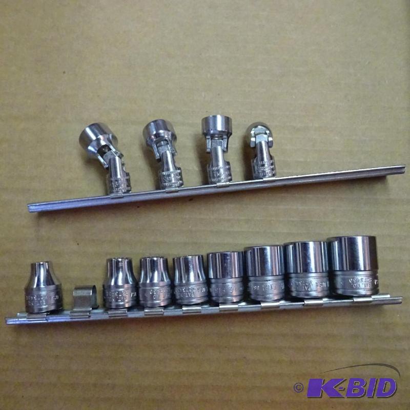 lot 437 image: 38 Drive Snap On Sockets & 14 Drive Swi...