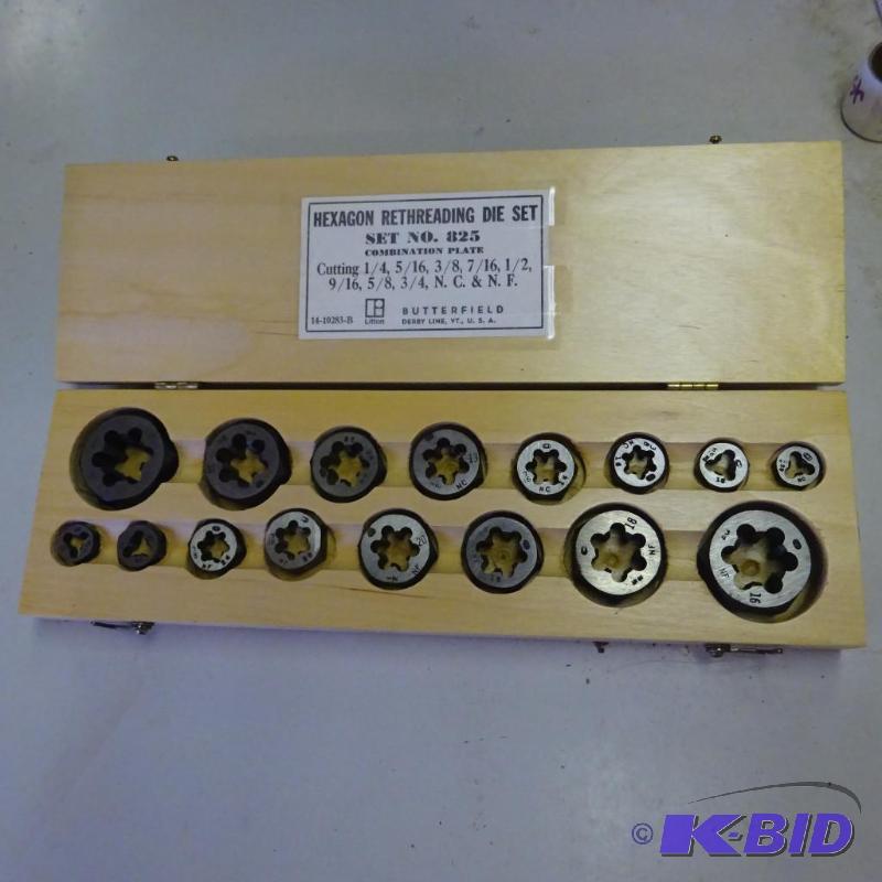 lot 453 image: Hexagon Rethreading Die Set...