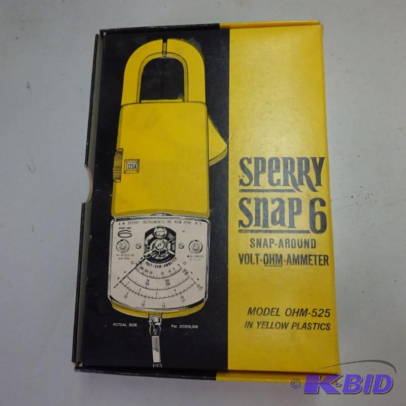 lot 454 image: Sperry Snap 6- Snap Around Volt-Oltm-Ammeter...