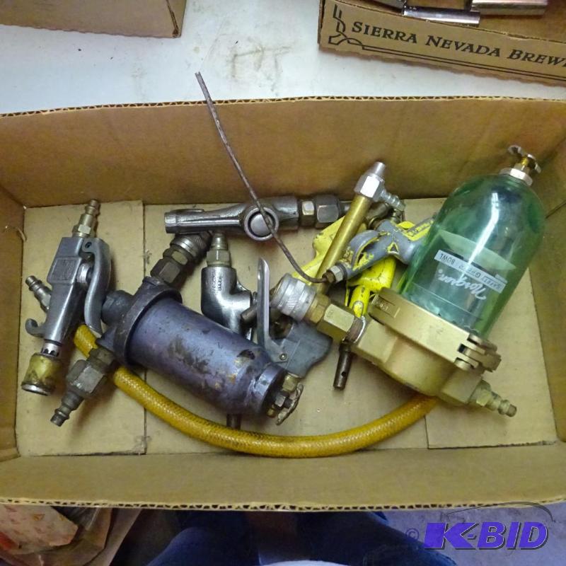 lot 482 image: Misc. Air Nozzels and Water Seperater...