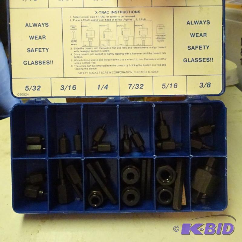 lot 484 image: X trac Screw Remover Set...