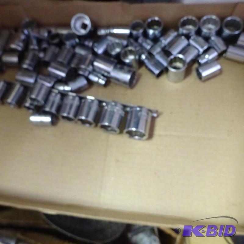 lot 66 image: 38 Drive Sockets. Mostly Craftsman...