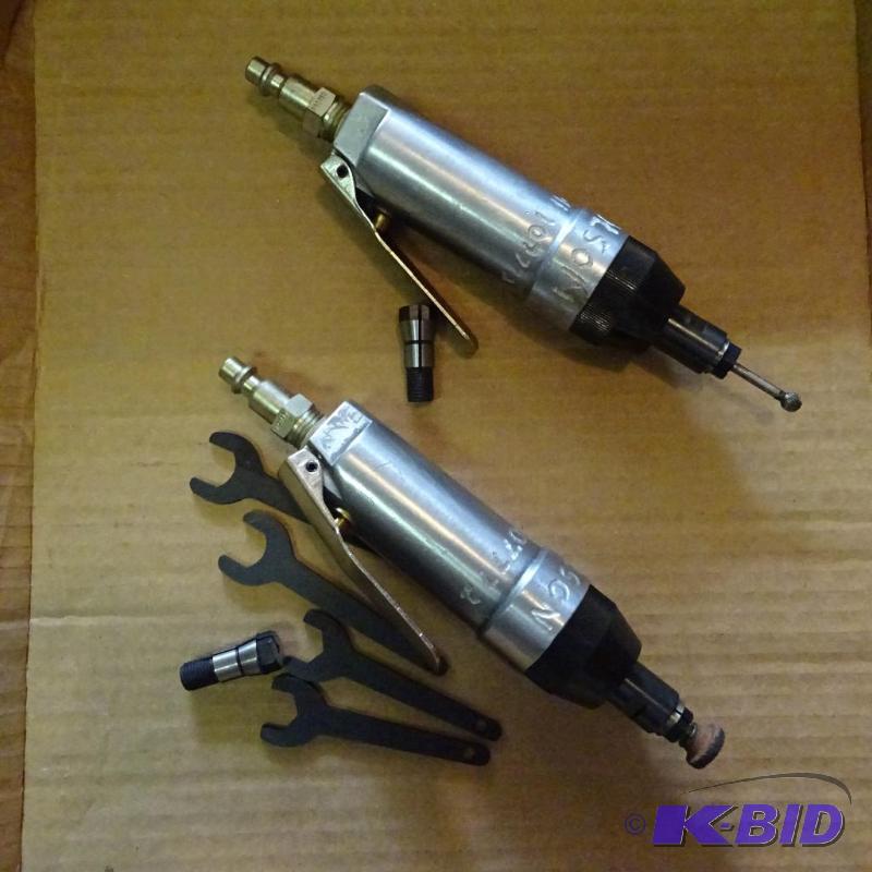 lot 86 image: 2 Air Die Grinders with Collets and Wrenches...