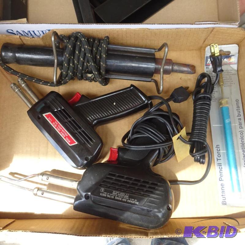 lot 97 image: 3 Electric Soldering Guns...