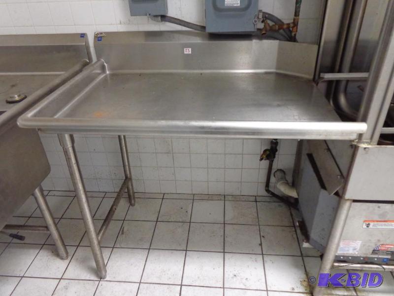 lot 23 image: Stainless Steel Counter Top Section 26" ...