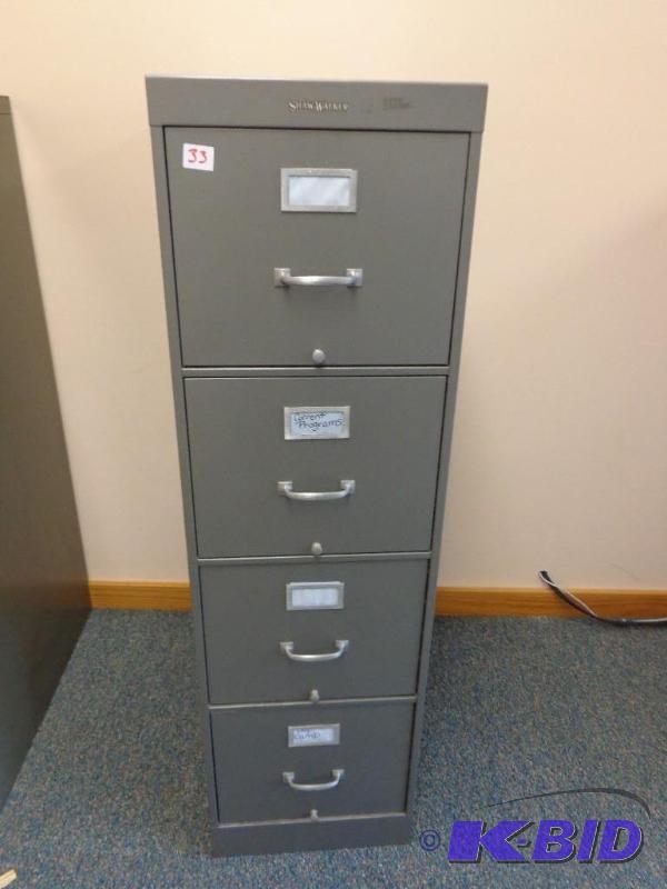 lot 33 image: Shaw Walker Corp File Cabinet 51 78" Ta...
