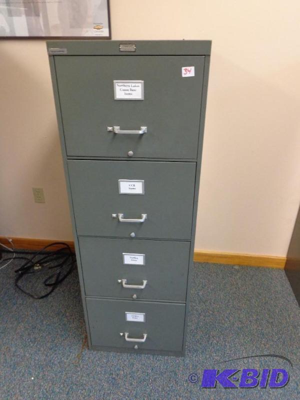 lot 34 image: General Fire Proofing Company File Cabinet 4 ...