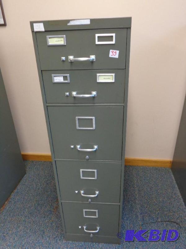 lot 35 image: Corry Jamestown Corporation File Cabinet 5 Dr...