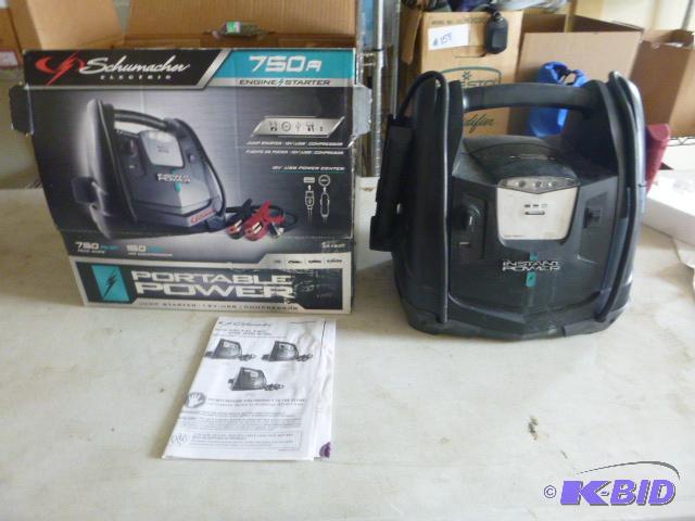 lot 105 image: Schumacher Jump Pack Engine Starter - Air Com...