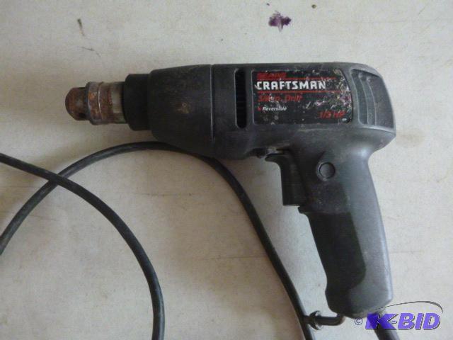 lot 110 image: Craftsman 38" Reversible Drill Tested a...