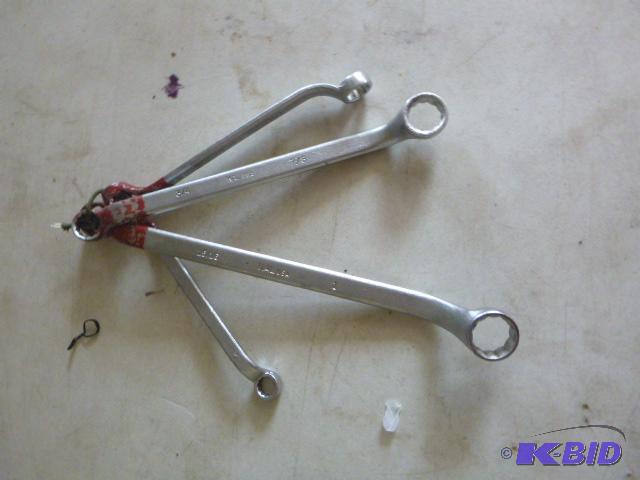 lot 124 image: 4 Box End Wrenches SAE 12" to 1"...