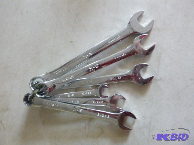 lot 126 image: 6 Wrenches 5 metric 13 mm to 21 mm and 1 SAE ...