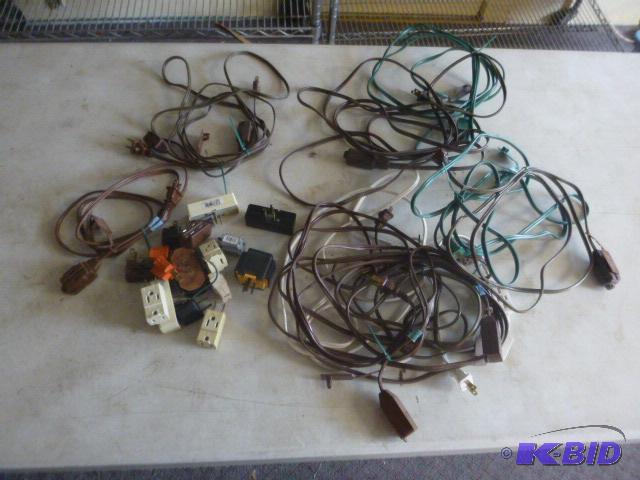 lot 165 image: Electrical Cords and Miscellaneous Plugs...