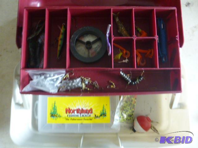 lot 188 image: Plano Tackle Box With some tackle....