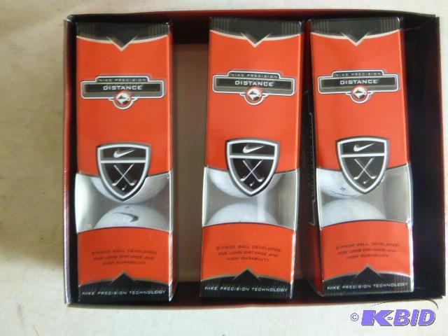 lot 189 image: 3 Sleeves of Nike Golf Balls...