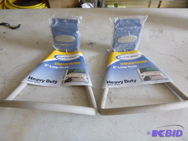 lot 223 image: 2 Suncast&nbsp8" Loop Hooks...