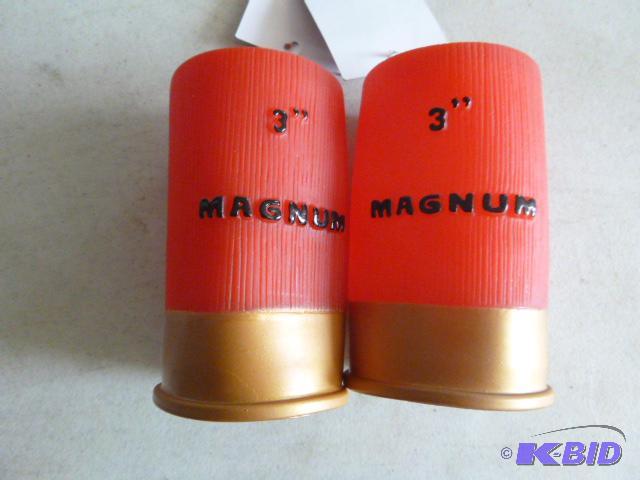 lot 243 image: 2 Shotgun Shell Ball Covers for 1 78" a...