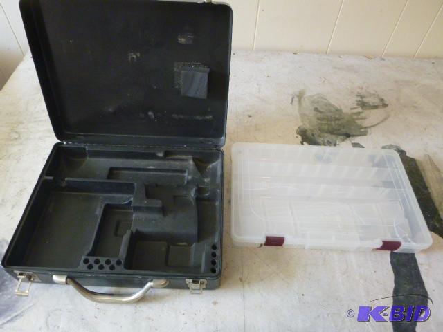lot 248 image: Metal Tool Case and Plastic Storage Case...