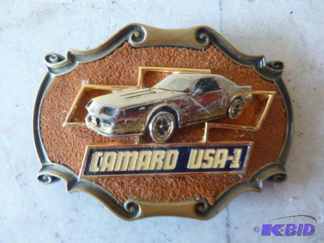 lot 259 image: Camaro USA-1 Belt Buckle...