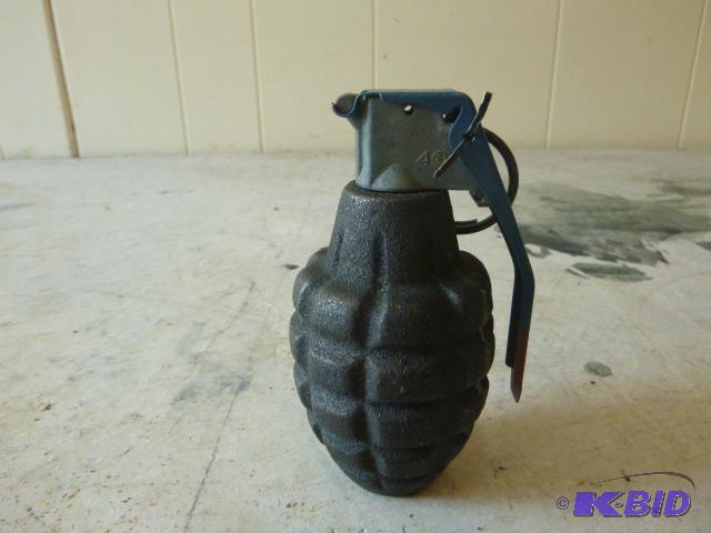 lot 271 image: Dummy Hand&nbspGrenade&nbspPaperweight ...
