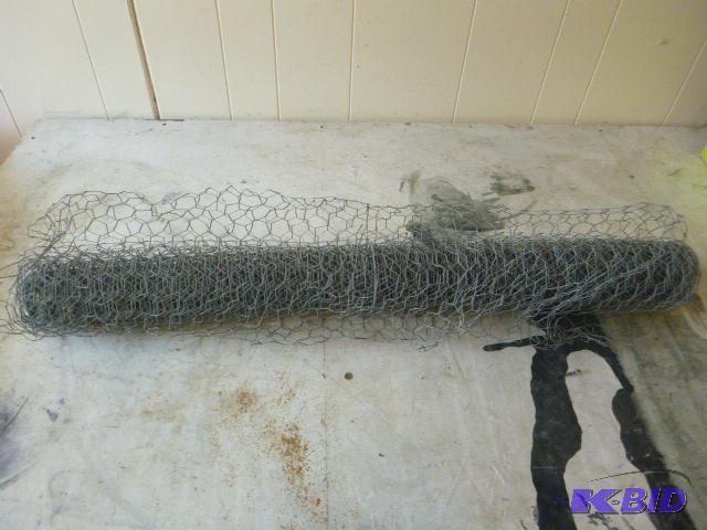 lot 273 image: Partial Roll of Chicken Wire 36"...