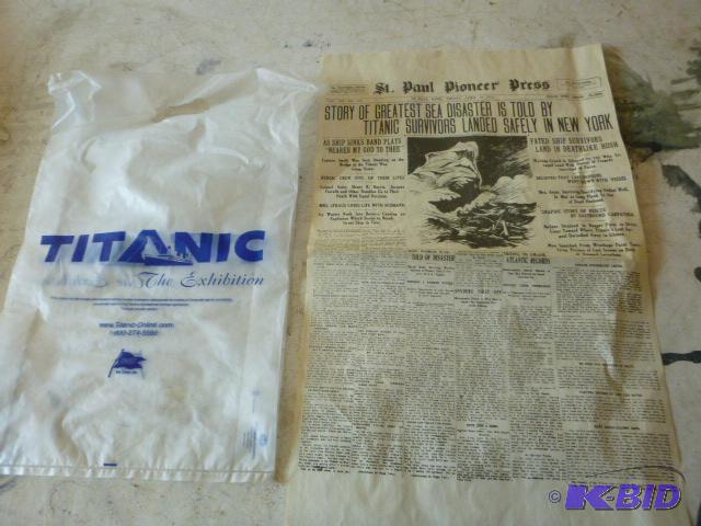 lot 284 image: Story of Titanic Copy of Cover Page St. Paul ...