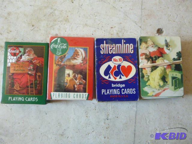 lot 288 image: 4 Decks of Play Cards...