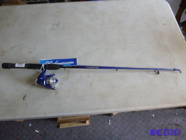 lot 56 image: Shakespeare Firebird Rod and Reel Combo Mediu...
