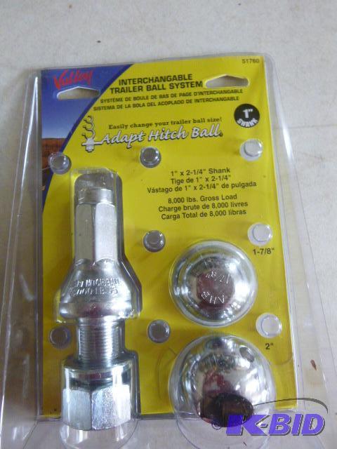 lot 66 image: Valley Interchangeable&nbspTrailer Ball Syst...
