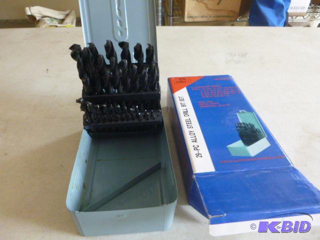 lot 85 image: 29 Piece Drill Bit Set in Case...