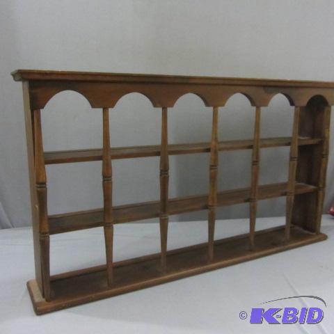 Wooden Display Shelf