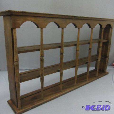 Wooden Display Shelf