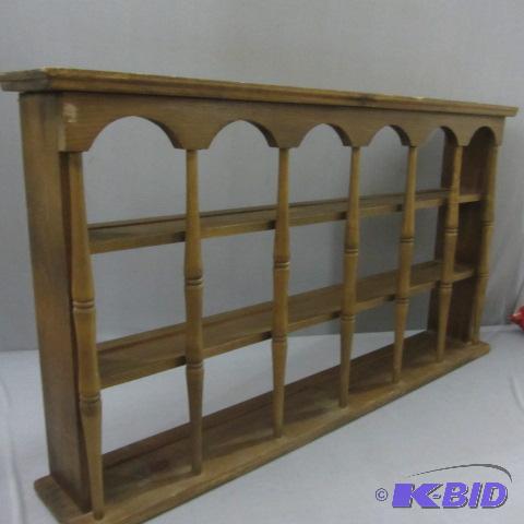 Wooden Display Shelf