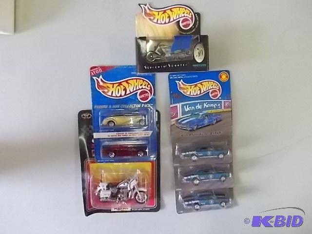 5-Hotwheels Cars, 2-Motorcycles...