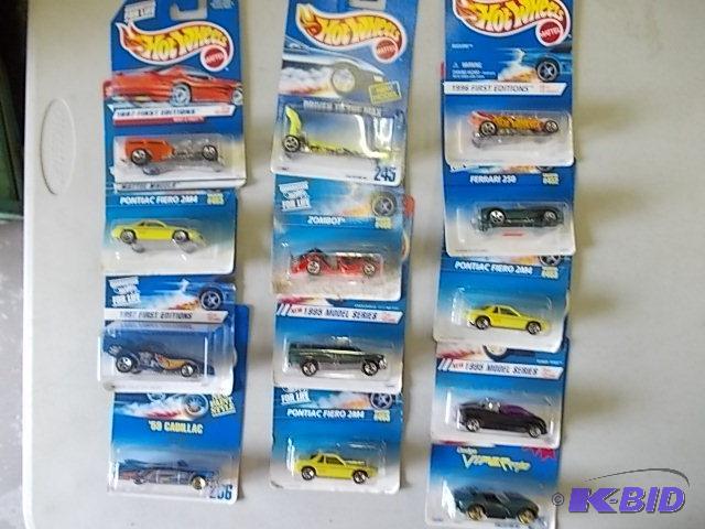 13- Assorted Hotwheels...